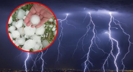 Alertan por lluvias fuertes, descargas eléctricas y granizo para este estado