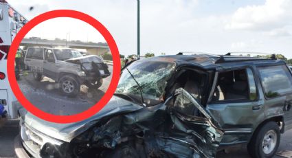 Choquezón bajo Puente II deja varios heridos en Nuevo Laredo