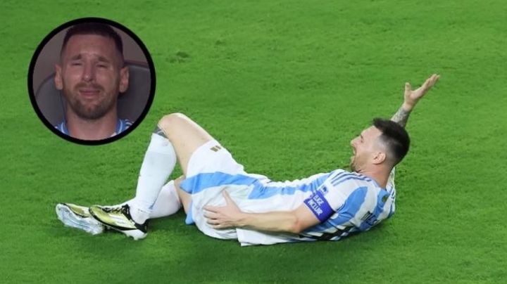 Impactante imagen del tobillo de Messi le da la vuelta al mundo; ¿qué fue lo que le pasó?