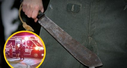 Hombre ataca a su hijo con un machete durante pelea con su esposa; lo dejó seriamente lastimado