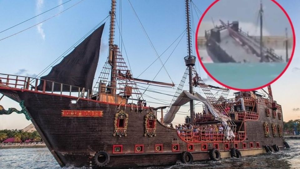 El famoso barco pirata fue hundido en instantes, ante la mirada sorprendida de pescadores y testigos de la región