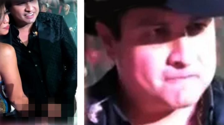 Fan le toca las partes íntimas a Julión Álvarez; le quita la mano y ella se resiste | VIDEO