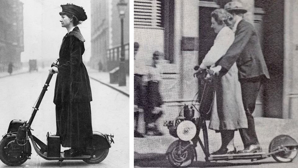 Scooters en 1916