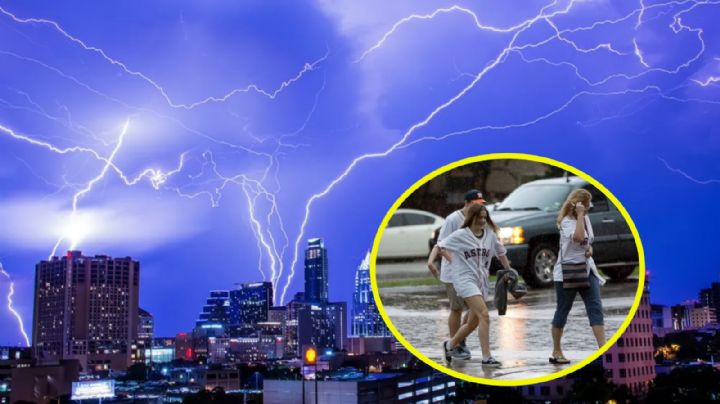 Clima en Texas: alertan por tormentas, truenos y descenso en la temperatura
