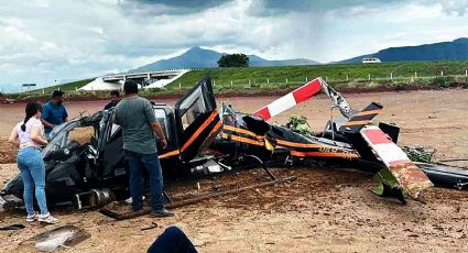 Helicóptero se desploma en Jalisco, hay heridos graves