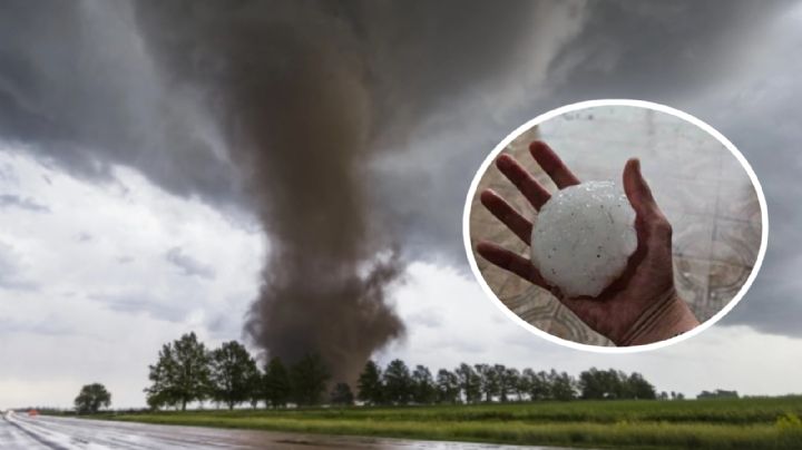 Canícula en México: alertan por torbellinos, tormentas eléctricas y caída de granizo