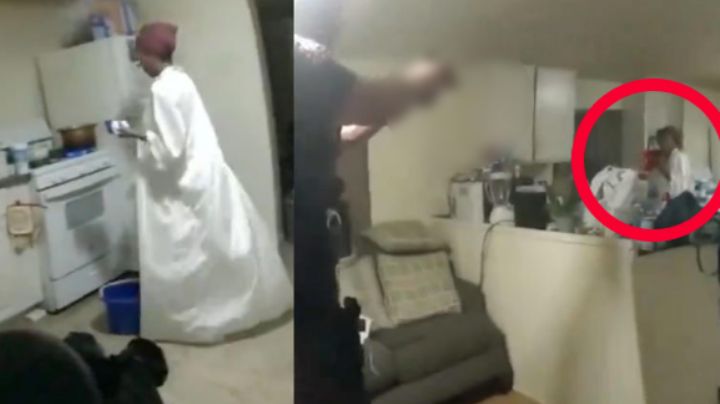 Policía mata a mujer en la cocina de su casa; ella llamó por miedo a un intruso | VIDEO