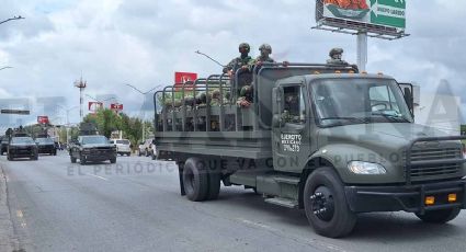 Llegan 100 militares a reforzar seguridad en Nuevo Laredo | VIDEO