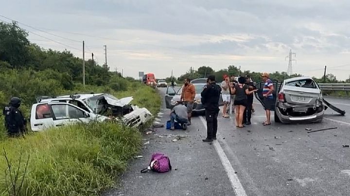 Trágico accidente en la carretera Ciudad Victoria-Monterrey deja cinco fallecidos