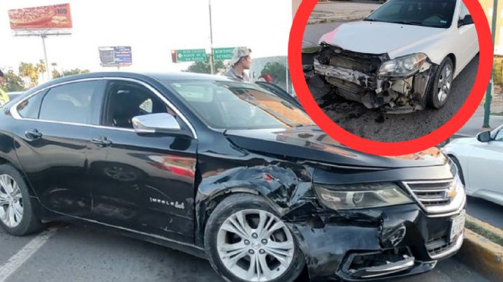 Conductor se pasa el rojo y choca brutalmente en la Reforma; tres vehículos dañados