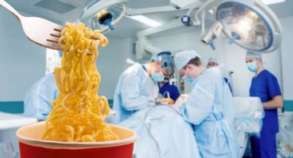 Sopa instantánea manda al hospital a joven; le cortaron intestino para salvarlo