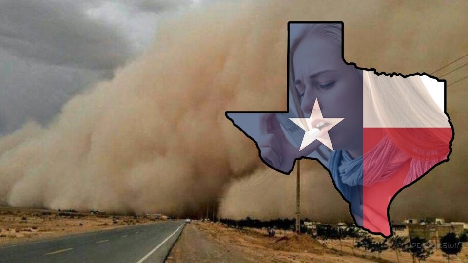 Polvo del Sahara en Texas