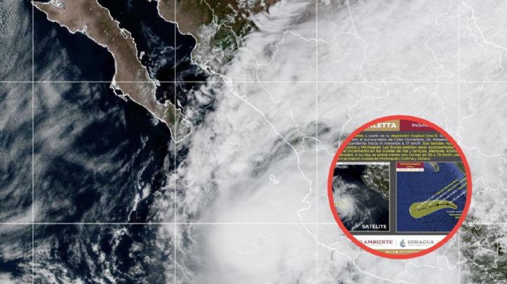 SMN: la nueva tormenta tropical ‘Aletta’ afectará estos estados