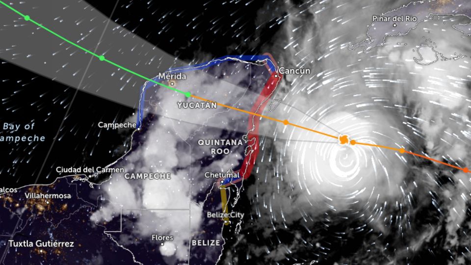 Beryl a punto de impactar en México