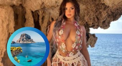 Demi Rose impresiona a fans con traje de baño transparente; ¡luce como una verdadera sirena!