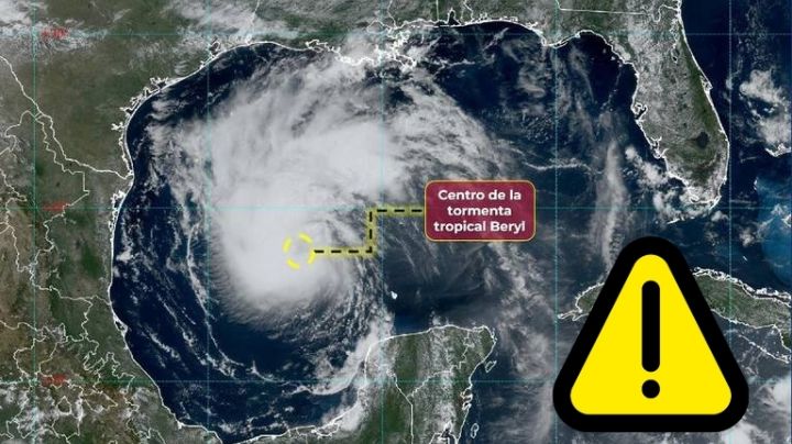 Tormenta tropical Beryl podría volver a huracán categoría 1 este domingo; esta es su trayectoria