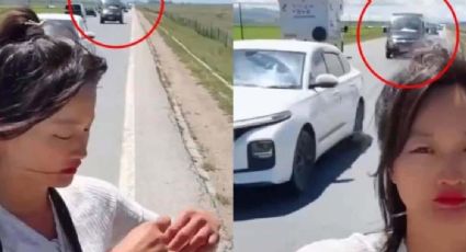 MOMENTO EXACTO en que influencer es atropellada mientras realizaba transmisión en vivo | VIDEO