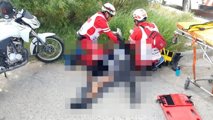 Motociclista es dejado a su suerte en Nuevo Laredo; el presunto responsable se dio a la huida