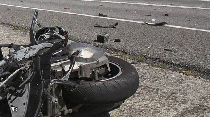 Derrapa 'chopper' en la carretera Monterrey-Saltillo y pierde la vida