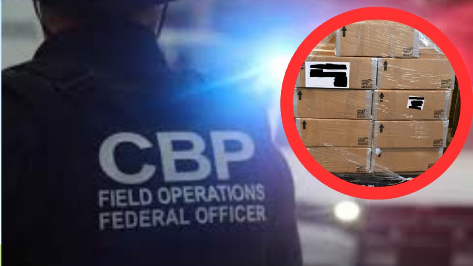 La droga fue estimada por Aduanas y Protección Fronteriza (CBP) en 6 millones 551 mil 910 dólares