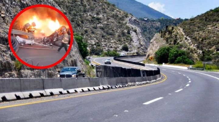 Trailero muere calcinado tras fatal accidente en carretera Los Chorros