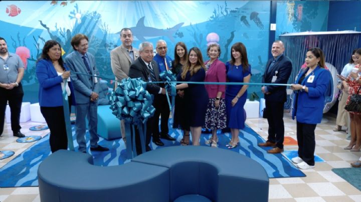 Inauguran sala sensorial 'bajo el mar' para estudiantes con necesidades especiales