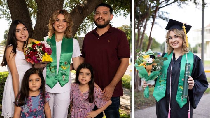 Madre de Laredo culmina estudios de enfermería en LC; su familia, su motivación