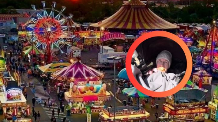 Joven disfraza a su amigo de bebé para entrar gratis a parque de diversiones | VIDEO