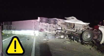 Reportan terrible accidente en carretera Monterrey-Saltillo; 2 menores de edad entre los heridos