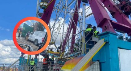 MOMENTO EXACTO en el que mujer cae desde lo alto de la rueda de la fortuna; murió por el impacto