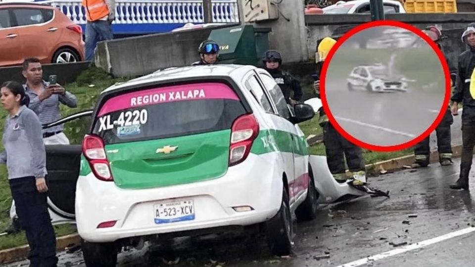 El percance ocurrió en Xalapa, Veracruz.