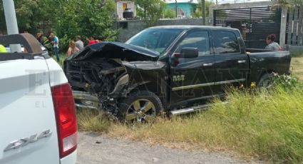 Borracho provoca megachoque en Nuevo Laredo; deja 3 vehículos destruidos y 4 personas lesionadas