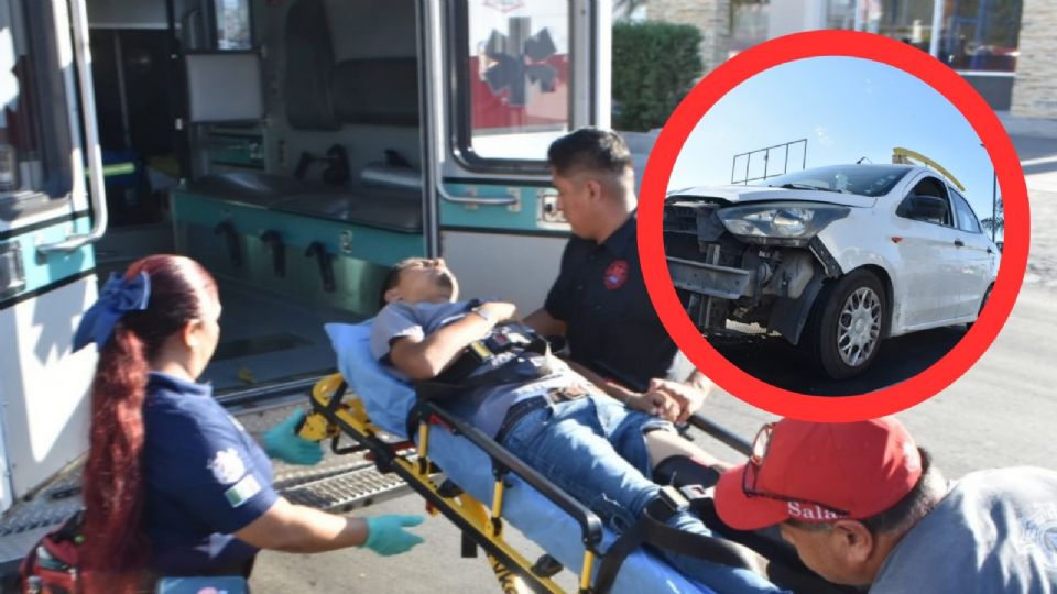 Dado a la gravedad de las heridas, el motociclista fue trasladado al hospital