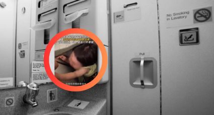 Pasajeras encierran a pequeña niña en baño del avión; 'lloraba demasiado'