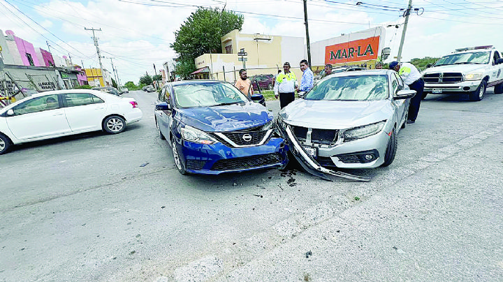 Estos son 7 los cruceros donde automovilistas chocan más en Nuevo Laredo