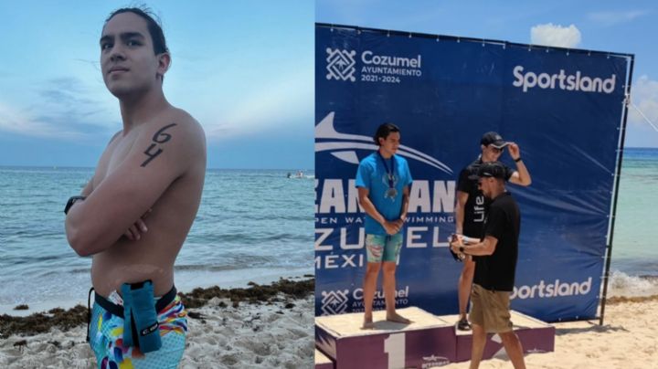 Ghaffar Yazid 'El Tritón' de Nuevo Laredo califica al Mundial de Aguas Abiertas en Dubái