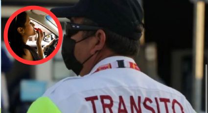 Estas son las multas que se aplican por maquillarse y conducir en Tamaulipas