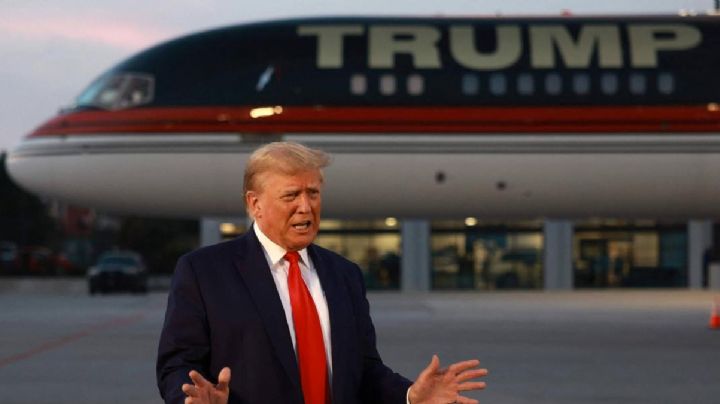 Avión de Trump tuvo que ser desviado y aterrizar de emergencia con él a bordo
