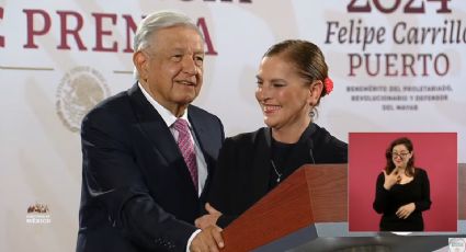 Gutiérrez Müller asiste a la mañanera de AMLO para despedirse: 'le agradezco de todo corazón el apoyo'