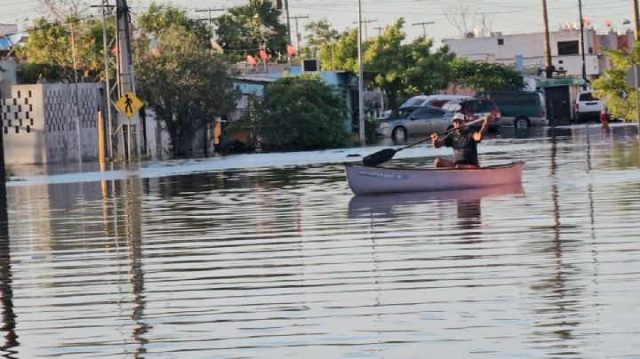 Matamoros bajo el agua: Huracán Francine pasa a un lado, pero tormentas inundan las calles