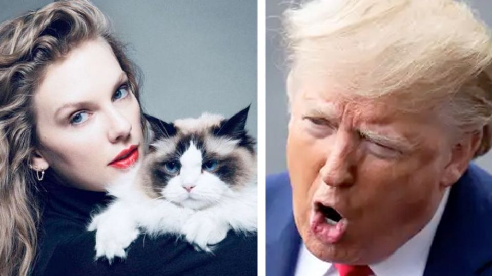 Taylor Swift y Donald Trump