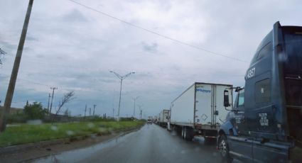 Reportan filas kilométricas en el Puente 3; tráileres llegan hasta Setasa