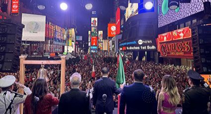 Así gritaron '¡Viva México!' miles de compatriotas en 'Times Square', en Nueva York