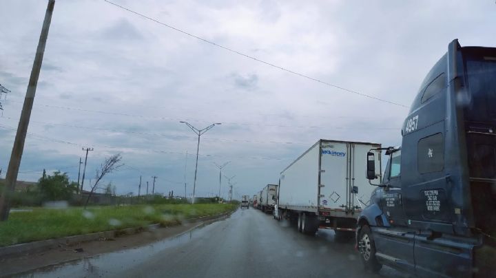 Reportan filas kilométricas en el Puente 3; tráileres llegan hasta Setasa