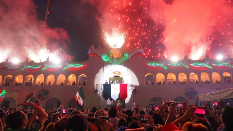 El Grito en Nuevo Laredo fue una gran Fiesta Mexicana.