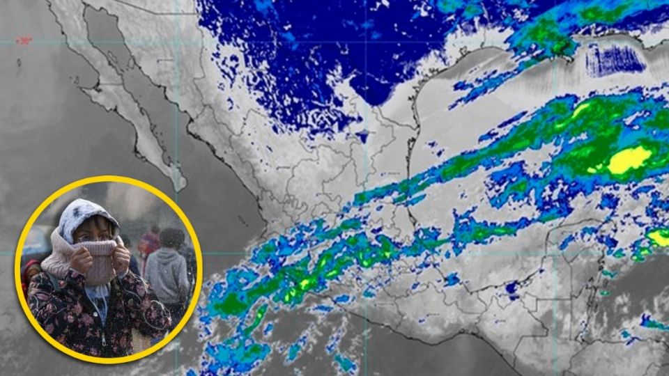 Las masas de aire frío provenientes del Polo Norte, afectarán directamente a México en los próximos meses, sobre todo a estas entidades