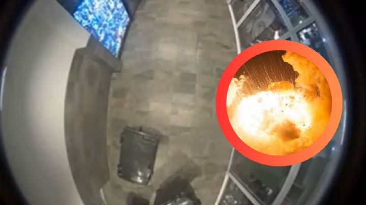 MOMENTO EXACTO en el que artefacto estalla frente a club nocturno; se reportan heridos