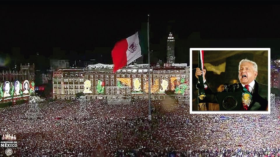 EL Zócalo lució lleno