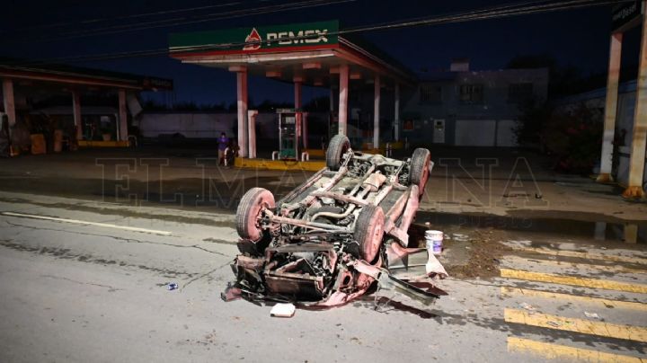 Borracho provoca aparatoso accidente en la Avenida César López de Lara; aún 'celebraba' las fiestas patrias