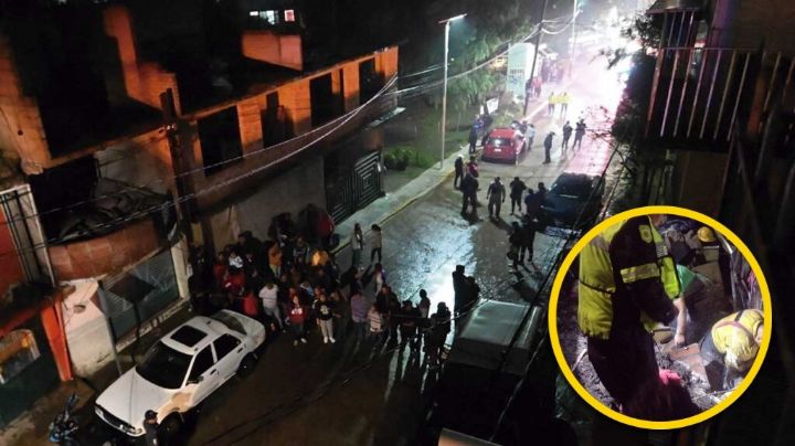 Tormenta en Naucalpan deslava cerro y sepultó varias casas; 6 personas muertas y 3 heridas